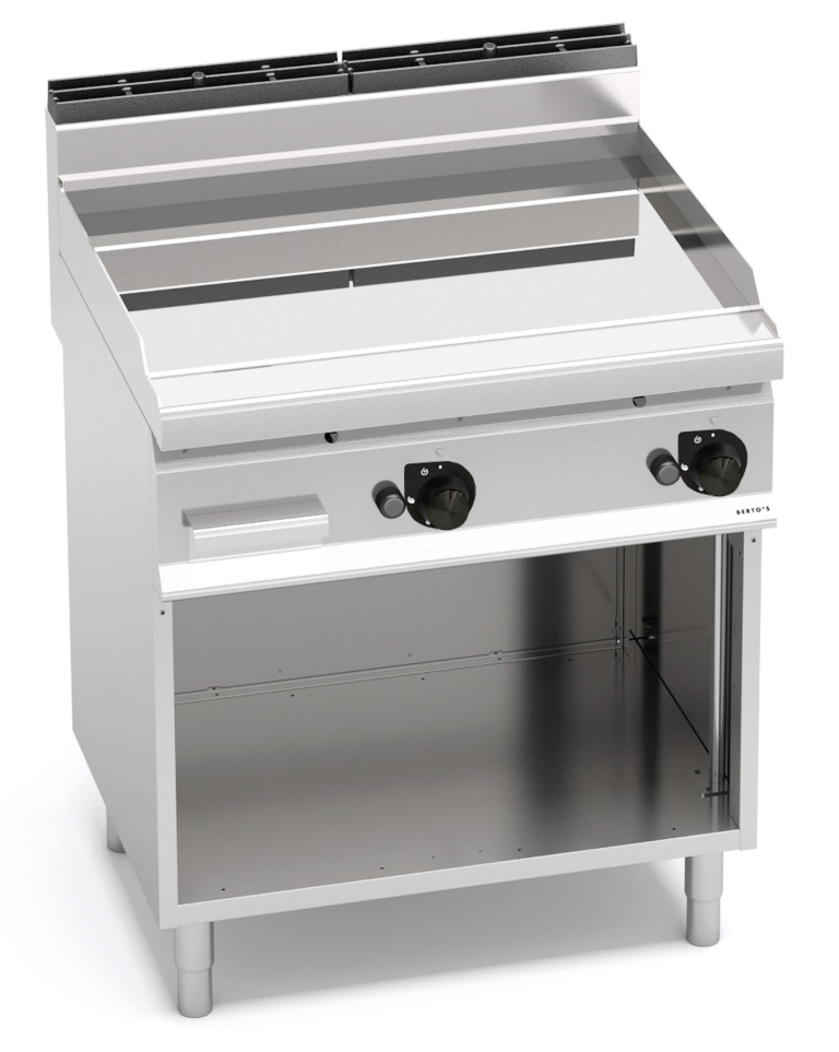 Frytop a gas con mueble