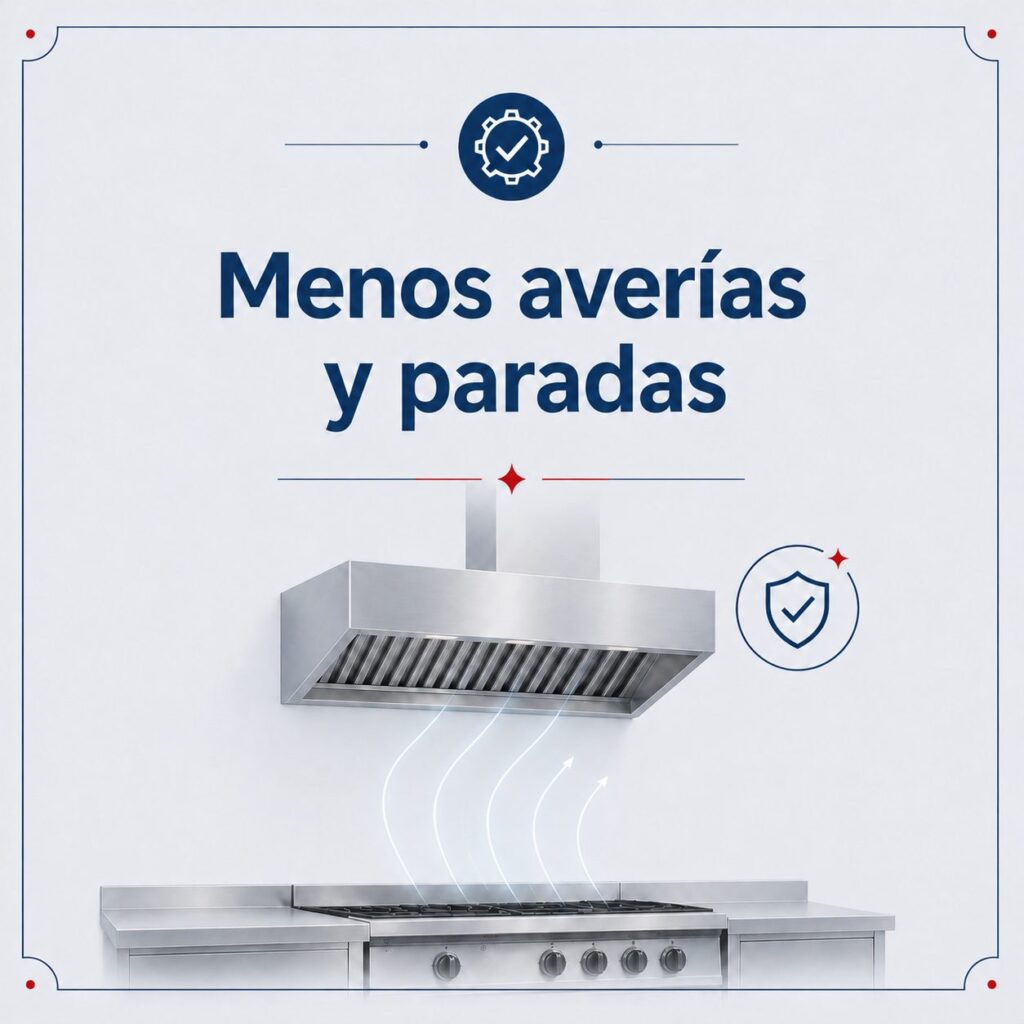 Menos averías y paradas con el buen mantenimiento de extracción de humo