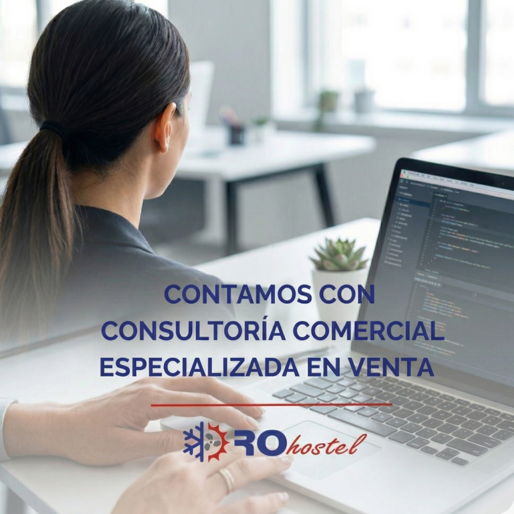 servicio de consultoría comercial de venta de maquinaria profesional de hostelería