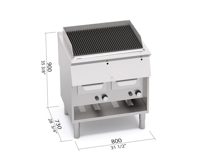 Parrilla de gas bertos SG7WG80M