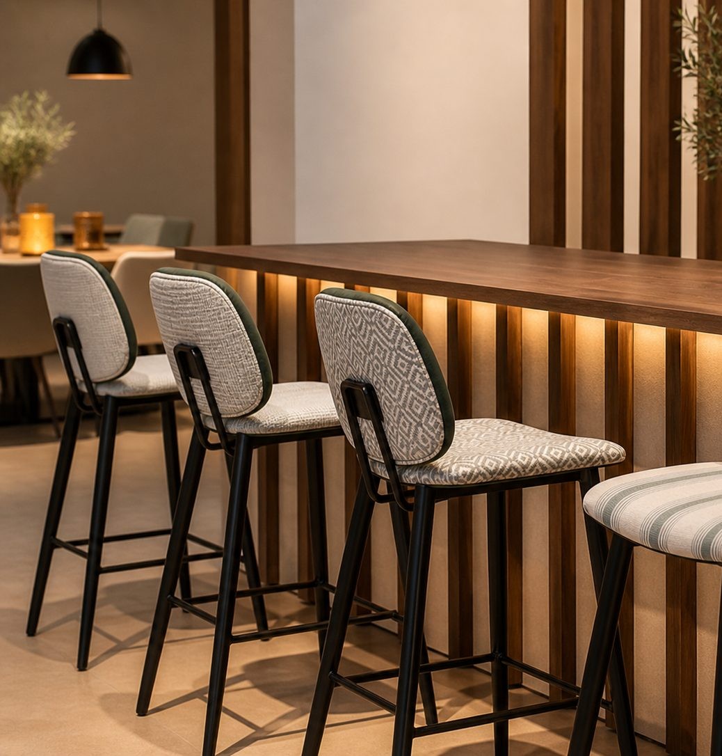 Taburetes de barra profesional muebles romero