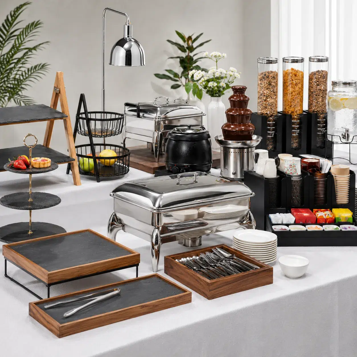 Buffet y presentación lacor