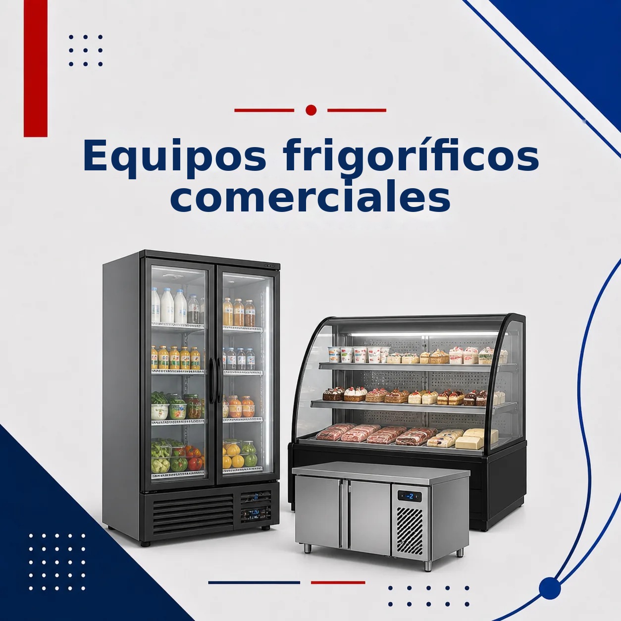 imagen minimalista de instalación, montaje y repación de equipos frigoríficos del servicio técnico de frío industrial de Rohostel