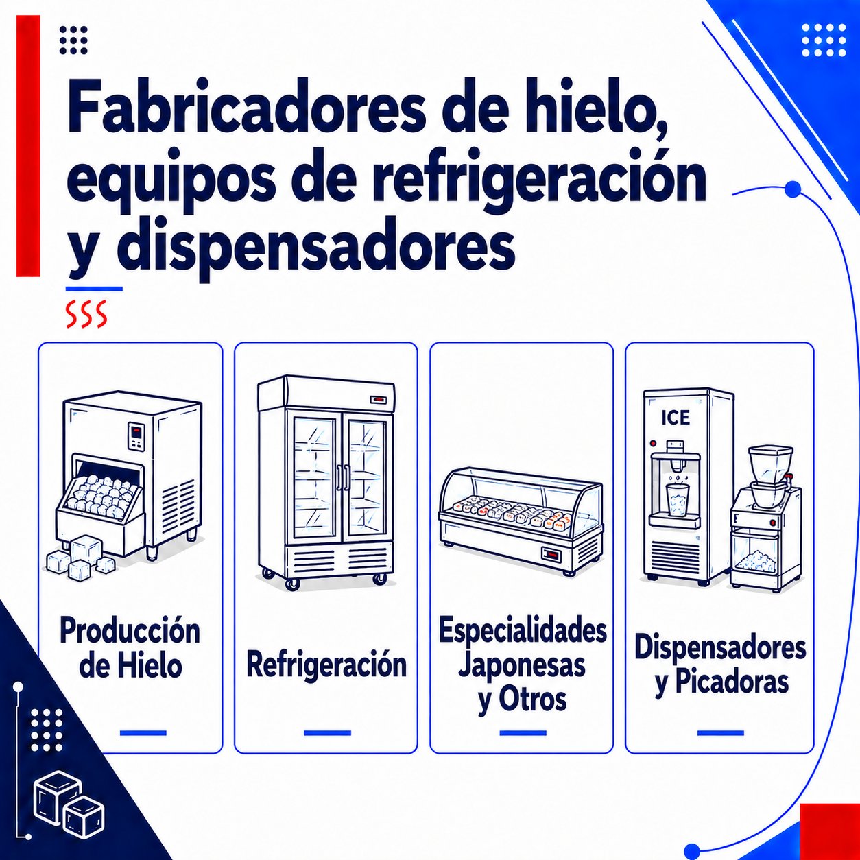 fabricadores hielo refrigeracion y dispensadores Hoshizaki