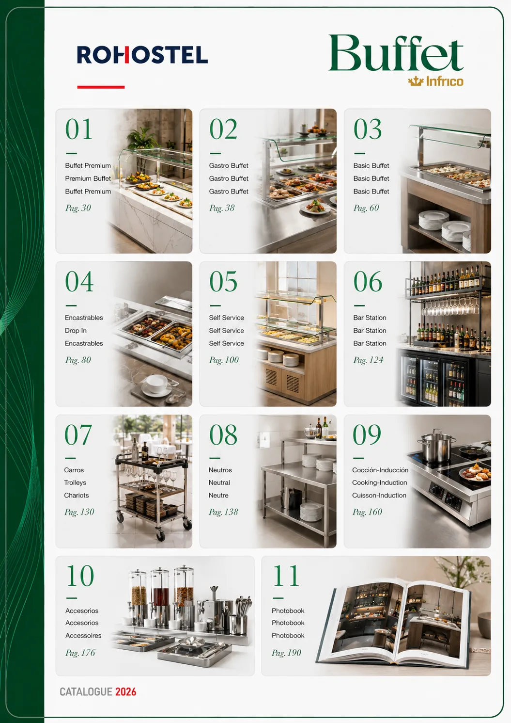 infrico buffet portada catálogo