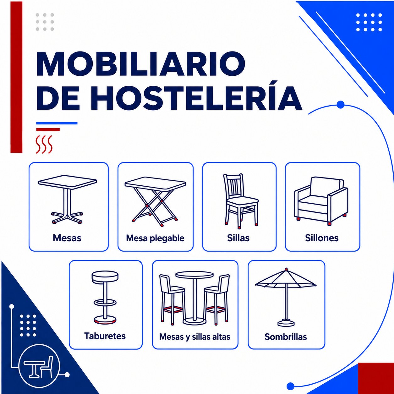 mobiliario hosteleria Muebles Romero