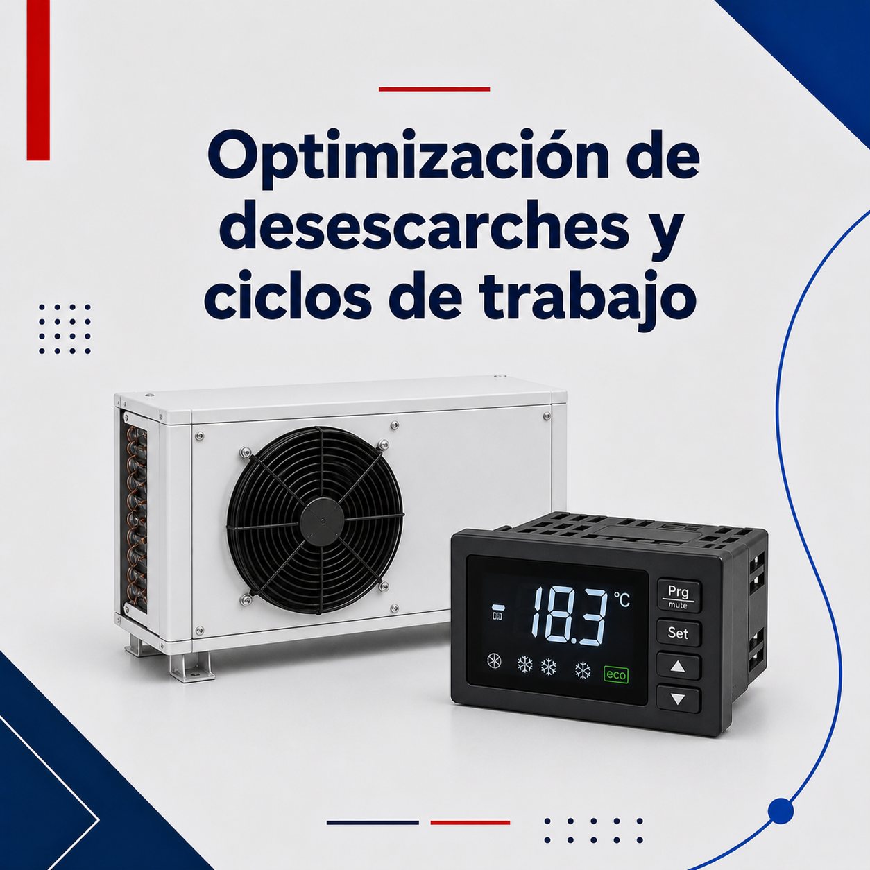optimización de desescarches y ciclos de trabajo