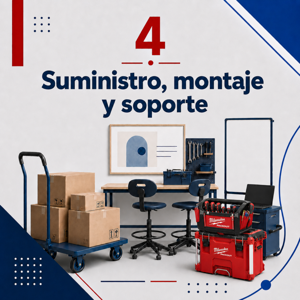 paso 4 Suministro, Montaje y Soporte Técnico