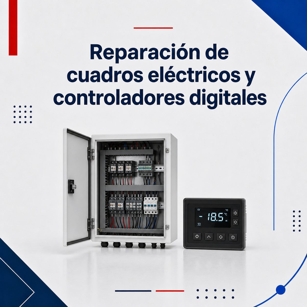Reparación de cuadros eléctricos y controladores digitales