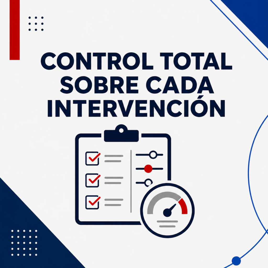 tener un equipo técnico propio supone tener control total sobre la intervención