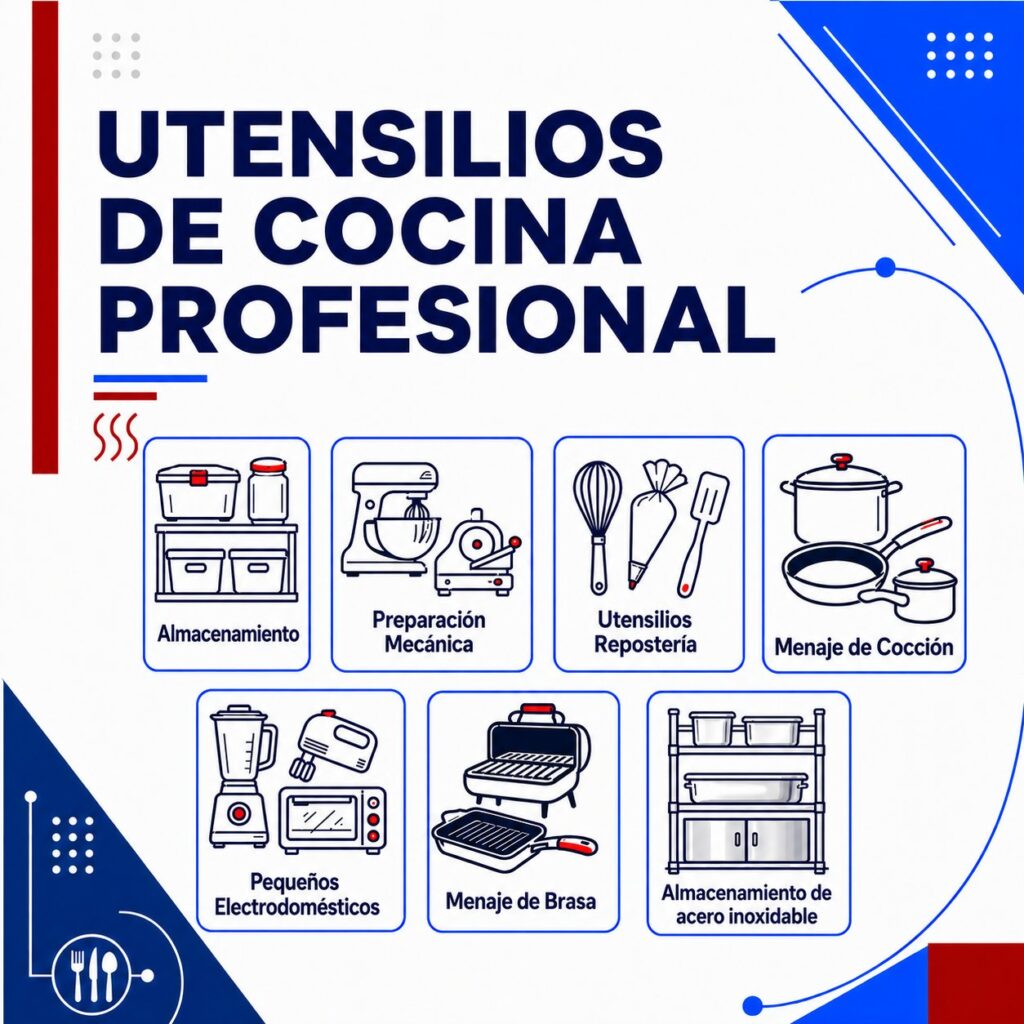 utensilios cocina profesional pujadas: Almacenamiento, Preparación Mecánica, Utensilios Repostería, menaje de Cocción y pequeños electrodomésticos, utensilios para brasa